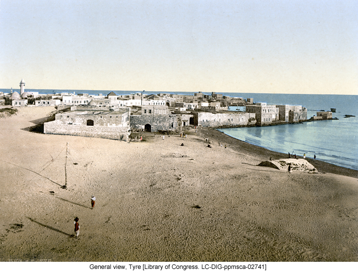 General view, Tyre [Library of Congress. LC-DIG-ppmsca-02741]